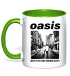 Чашка с цветной ручкой Oasis What`s the story Лаймовый фото