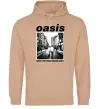 Мужская толстовка (худи) Oasis What`s the story Песочный фото