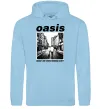 Мужская толстовка (худи) Oasis What`s the story Голубой фото