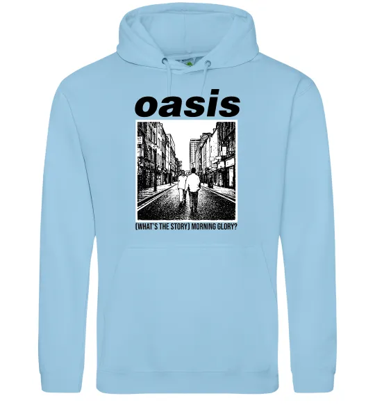 Женская толстовка (худи) Oasis What`s the story Голубой фото