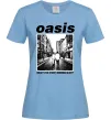Жіноча футболка Oasis What`s the story Блакитний фото