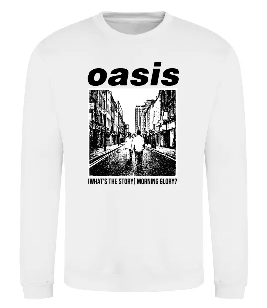 Свитшот Oasis What`s the story Белый фото