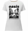 Женская премиум футболка Oasis What`s the story Белый фото
