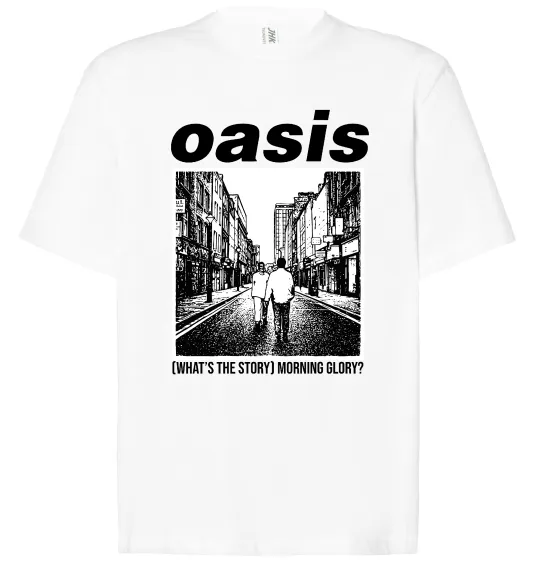 Футболка Оверсайз Oasis What`s the story Білий фото