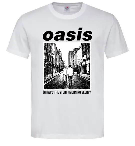 Мужская футболка Oasis What`s the story Белый фото