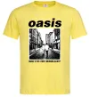 Мужская футболка Oasis What`s the story Лимонный фото