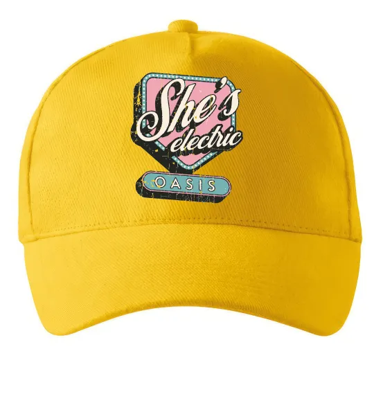 Кепка Oasis she`s electric Солнечно желтый фото