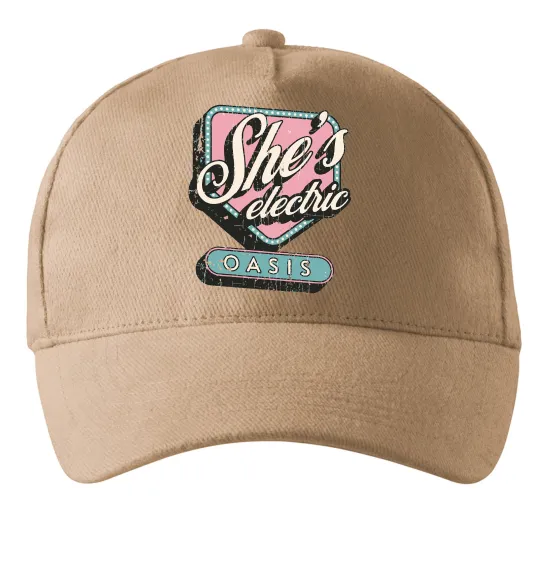 Кепка Oasis she`s electric Песочный фото