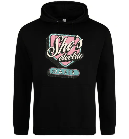 Жіноча толстовка (худі) Oasis she`s electric Чорний фото