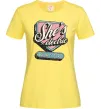 Жіноча футболка Oasis she`s electric Лимонний фото