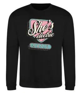 Свитшот Oasis she`s electric Черный фото
