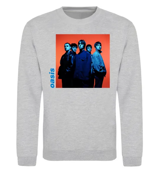 Свитшот Oasis photo Серый меланж фото