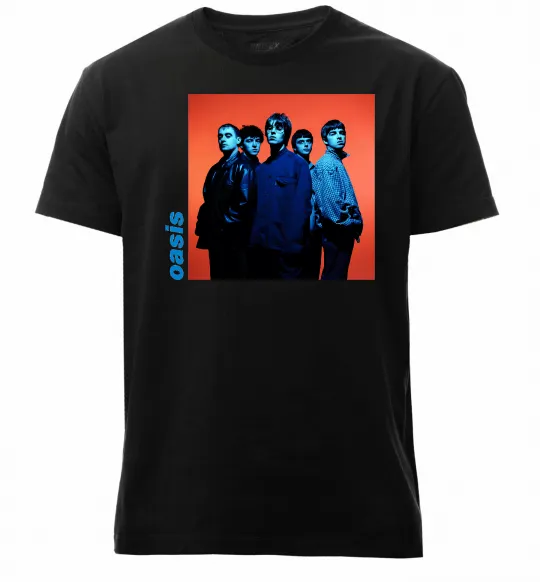 Чоловіча преміум футболка Oasis photo Чорний фото