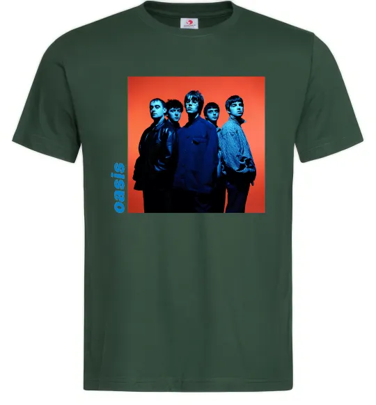Чоловіча футболка Oasis photo Темно-зелений фото
