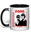 Чашка с цветной ручкой Oasis on tour Черный фото