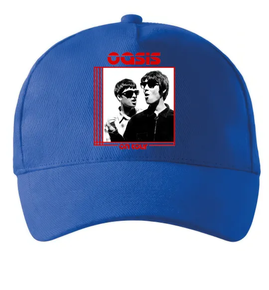 Кепка Oasis on tour Ярко-синий фото