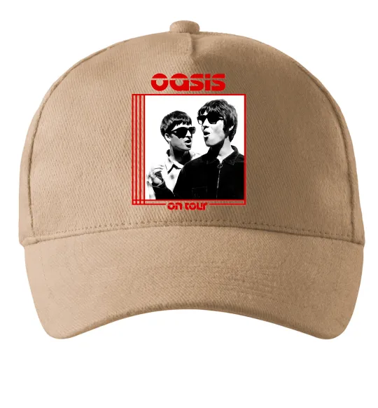 Кепка Oasis on tour Песочный фото