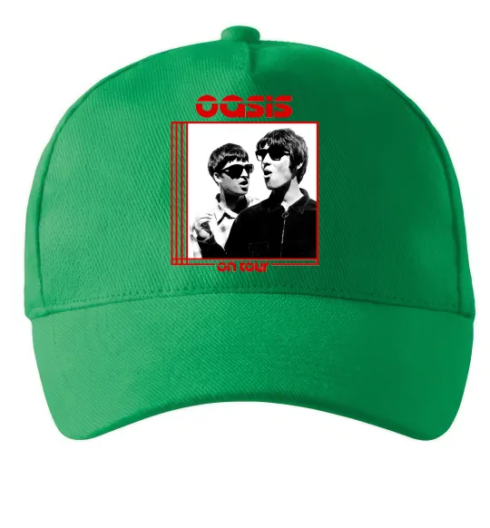 Кепка Oasis on tour Зеленый фото