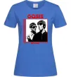 Жіноча футболка Oasis on tour Яскраво-синій фото