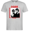 Мужская футболка Oasis on tour Серый фото