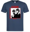 Мужская футболка Oasis on tour Темно-синий фото