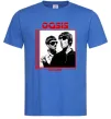 Мужская футболка Oasis on tour Ярко-синий фото