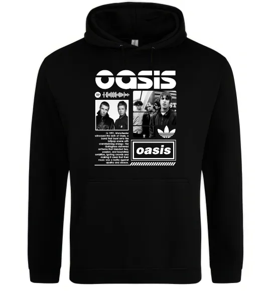 Мужская толстовка (худи) Oasis bio Черный фото