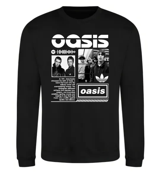 Свитшот Oasis bio Черный фото