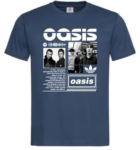 Мужская футболка Oasis bio Темно-синий фото