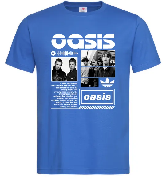 Мужская футболка Oasis bio Ярко-синий фото