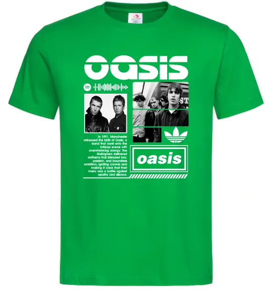 Мужская футболка Oasis bio Зеленый фото