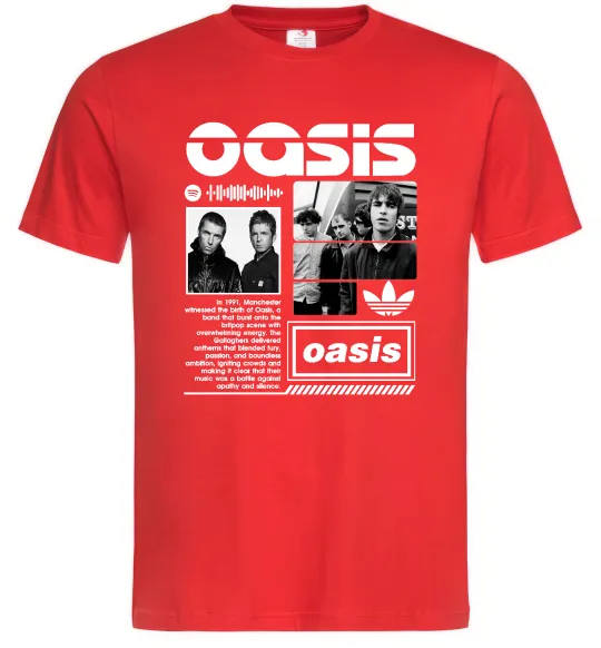 Мужская футболка Oasis bio Красный фото
