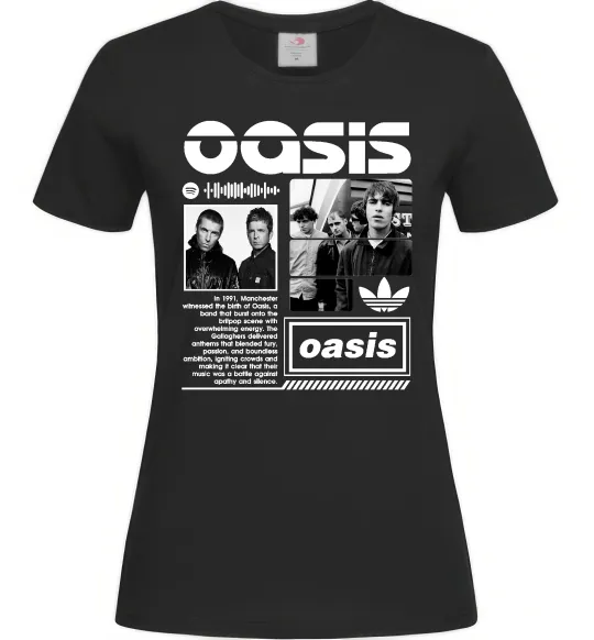 Жіноча футболка Oasis bio Чорний фото