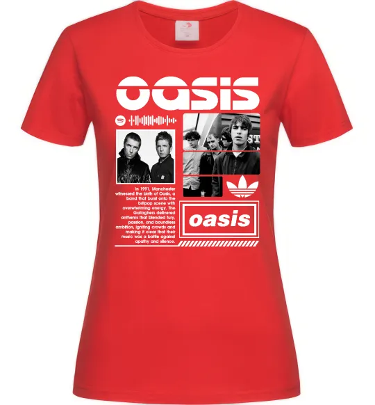 Жіноча футболка Oasis bio Червоний фото