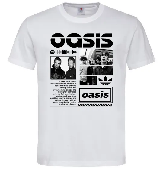 Мужская футболка Oasis bio Белый фото