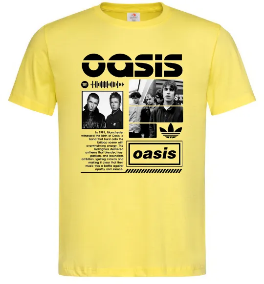 Мужская футболка Oasis bio Лимонный фото