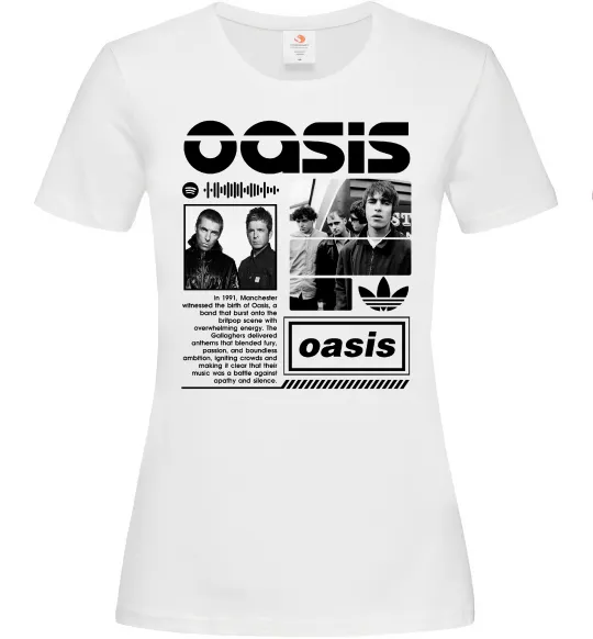 Жіноча футболка Oasis bio Білий фото
