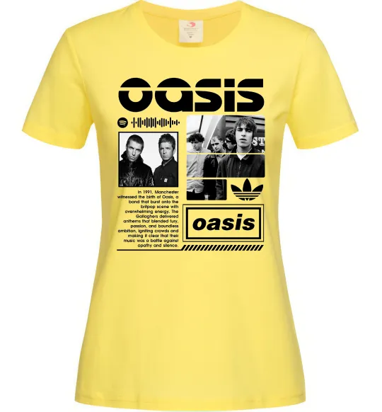 Жіноча футболка Oasis bio Лимонний фото