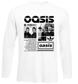 Лонгслив Oasis What`s the story Белый фото