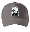 Кепка Oasis Gallagher brothers Сірий фото