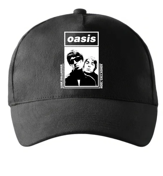 Кепка Oasis Gallagher brothers Черный фото