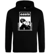 Женская толстовка (худи) Oasis Gallagher brothers Черный фото