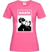 Жіноча футболка Oasis Gallagher brothers Яскраво-рожевий фото