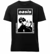 Чоловіча преміум футболка Oasis Gallagher brothers Чорний фото