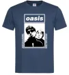 Чоловіча футболка Oasis Gallagher brothers Темно-синій фото