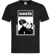 Чоловіча футболка Oasis Gallagher brothers Чорний фото