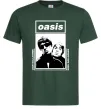 Чоловіча футболка Oasis Gallagher brothers Темно-зелений фото
