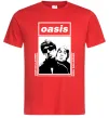 Чоловіча футболка Oasis Gallagher brothers Червоний фото
