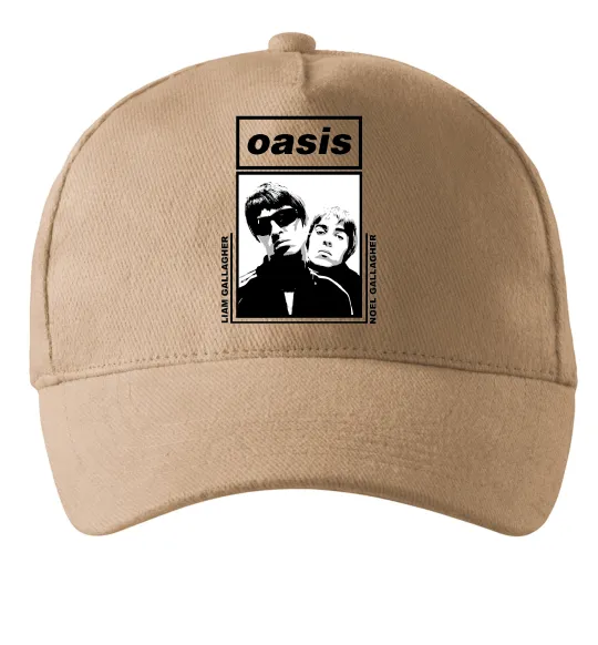 Кепка Oasis Gallagher brothers Песочный фото