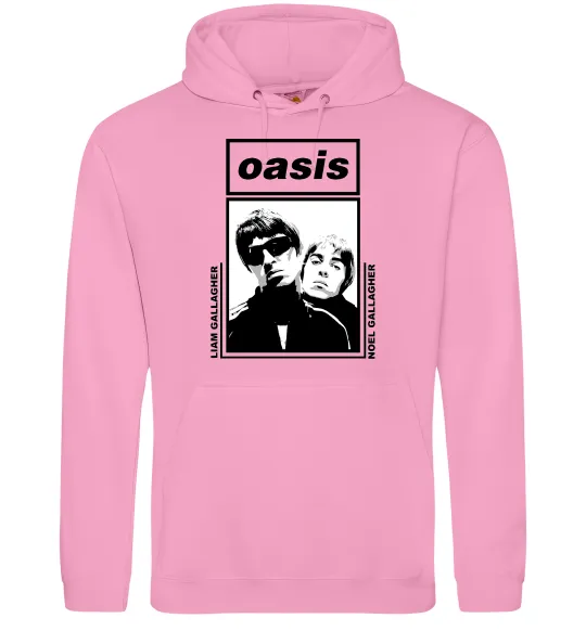 Мужская толстовка (худи) Oasis Gallagher brothers Розовый фото